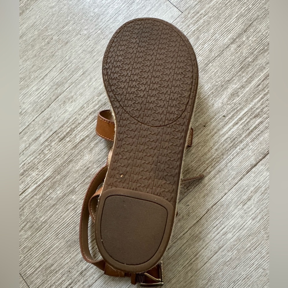 MICHAEL KORS Women's Acorn Ankle Strap Espadrille Sandals - Picture 6 of 7
